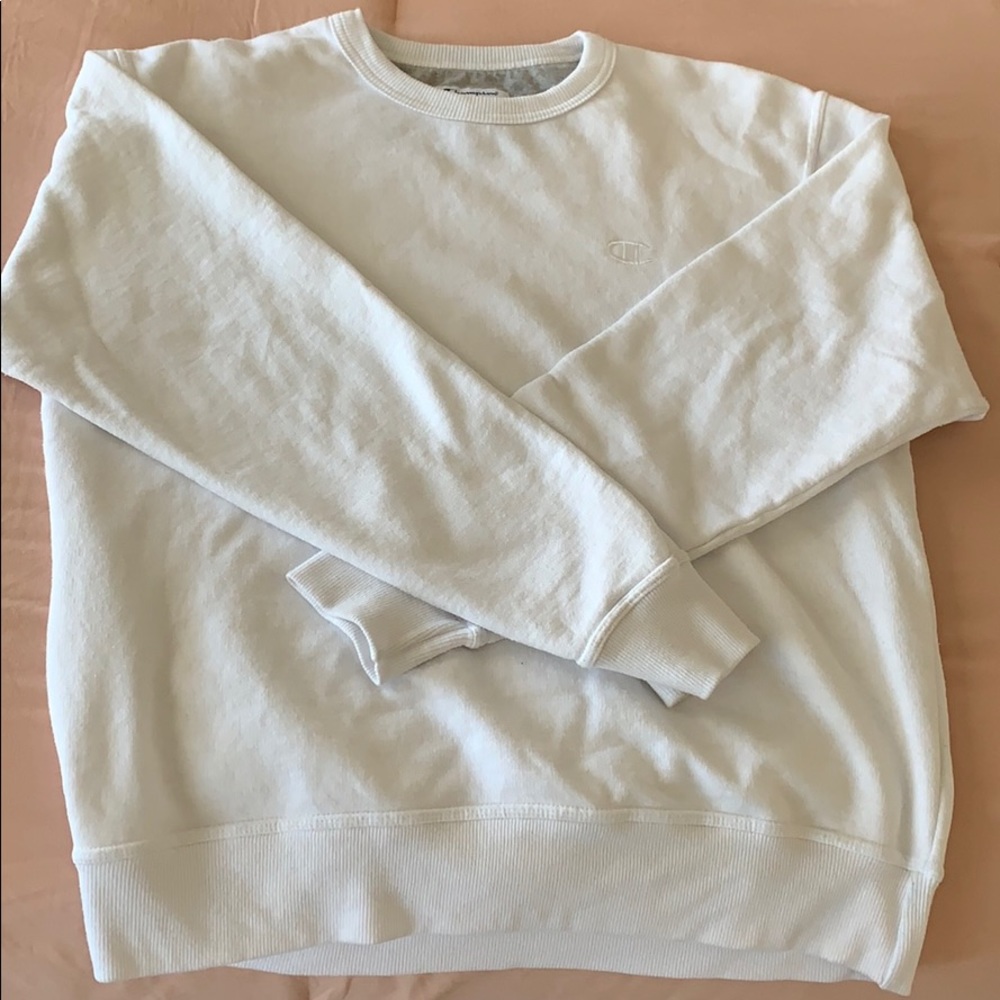 White champion crew neck!